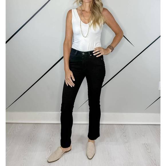 NEW LOLA JEANS kate denim pant in black - Picture 1 of 3